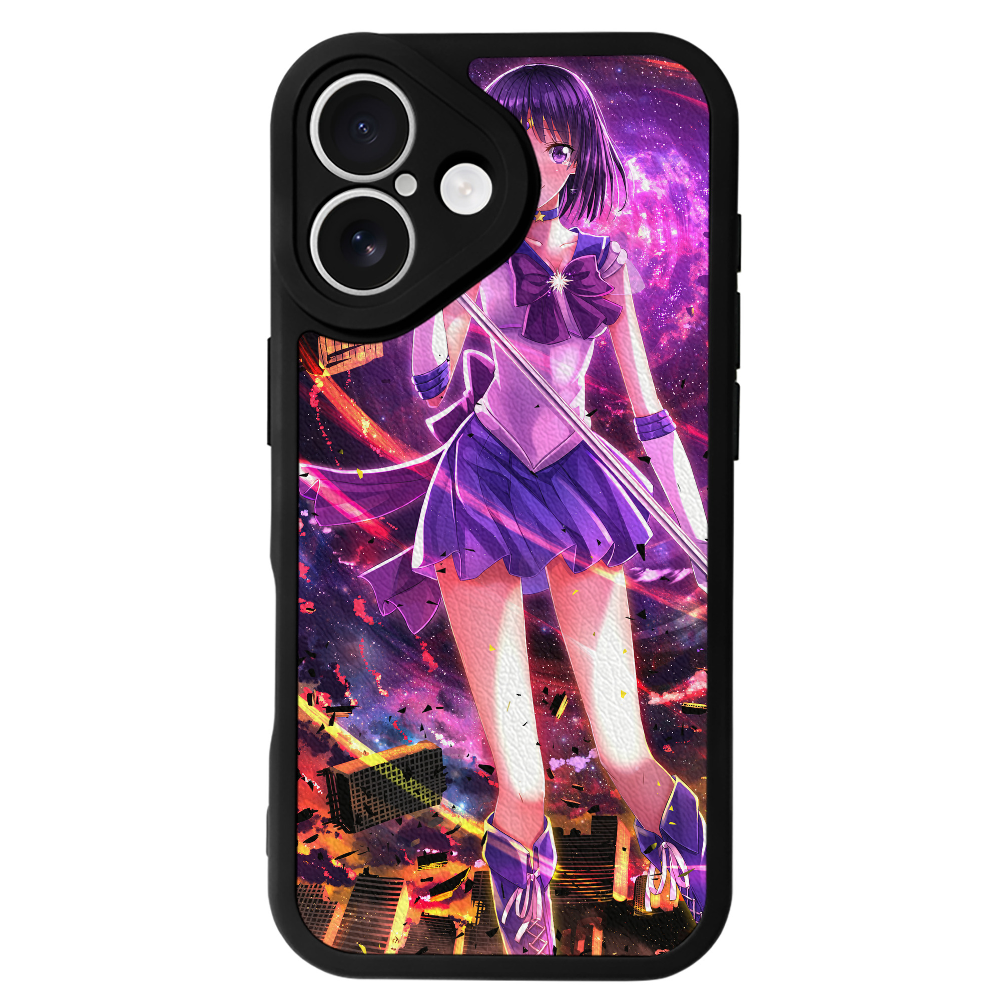 （画像用） 美少女戦士セーラームーン Sailor Moon 【iPhone 16シリーズ対応】シリコンスマホケース（レザー調） 材質：シリコン